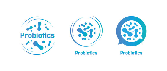 probiotics text healthy lifestyle sign	