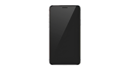 Mobile phone premium png digital device for mockup