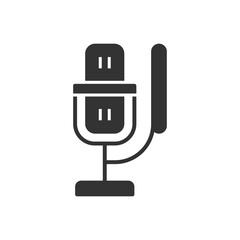 Obraz premium Microphone Pop Filter Icon