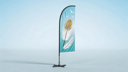 Advertising flag banner