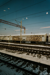 Widoki z okna pociągu Uzbekistan © Katarzyna