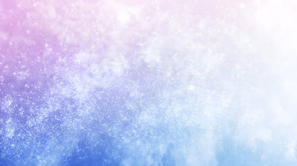 Bright particles float in a soft cloud of light, creating a dynamic yet soft cosmic scene.