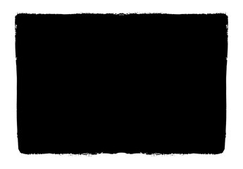 Obraz premium old paper texture black grungy frame clipping mask torn edges grunge effect for photography illustrations