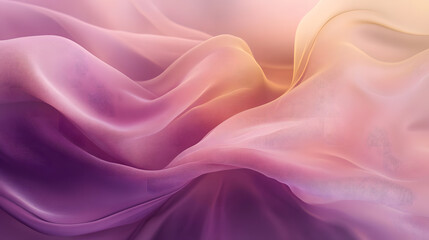 Gentle flowing waves of pastel colors creating a soft and smooth visual appeal.