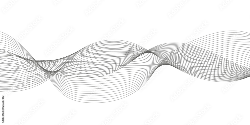 Aufkleber abstract white futuristic background, soft tech diagonal background black dark clean modern, wave li