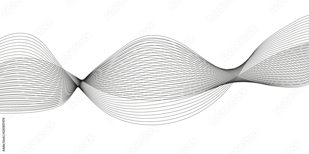 Aufkleber abstract white futuristic background, soft tech diagonal background black dark clean modern, wave li