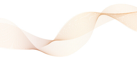 luxury abstract shiny golden wave line on transparent background, abstract waves with white and gold orange gradient texture, abstract colorful flowing shapes design.