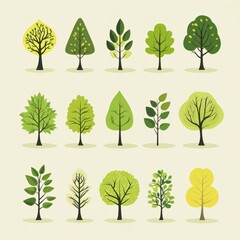 Green tree in Spring