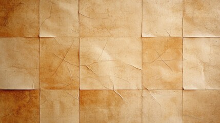 A textured background featuring aged, wrinkled paper in warm tones, ideal for use in vintage-themed designs, invitations, or creative projects needing a rustic touch,