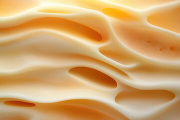 Obraz premium Beautiful abstract design with fluid shapes and warm colors in soft lighting