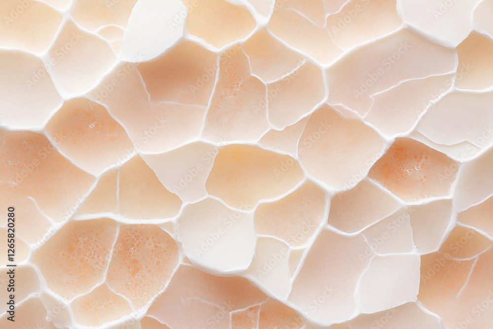 Poster natural stone texture with soft peach and cream hues creating a soothing pattern