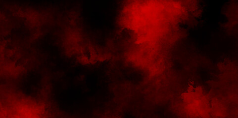 Red smoke in dark background, red textured stone wall background, abstract background with copy space for design, watercolor red or  black grunge background.