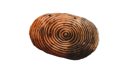 Orange Spiral Pattern Abstract Texture, Colorful Lines for Background Themes, isolated on transparent background.