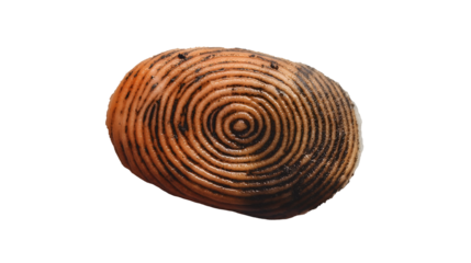 Orange Spiral Pattern Abstract Texture, Colorful Lines for Background Themes, isolated on transparent background.