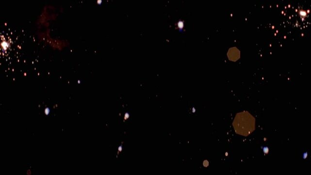 Large explosion with shafts of fire and smoke, three different speeds included, 4K