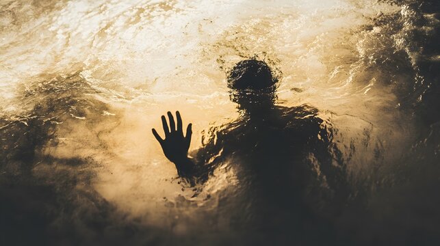 Struggle in Quicksand: A Depiction of Isolation and Despair