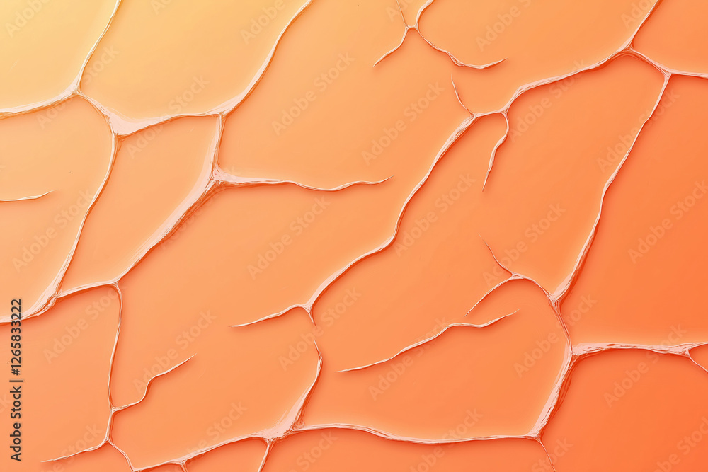 Poster textured surface with orange tones creating a warm and inviting atmosphere