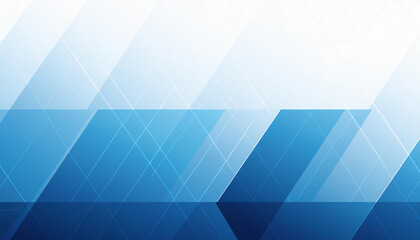 Obraz premium blue and white minimal geometric abstract background graphic design