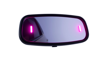 Photo of rearview mirror isolated on transparent background.png