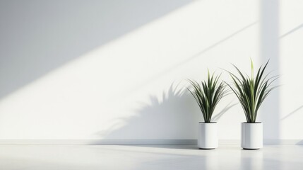Modern office lobby with clean, minimal design and natural light, embodying simplicity and elegance.