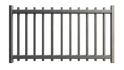 Prison bars isolated on transparent background. Steel metal or iron jail cell cage security lock grid, law and justice punishment for criminal, freedom, escape, guilty, arrest
