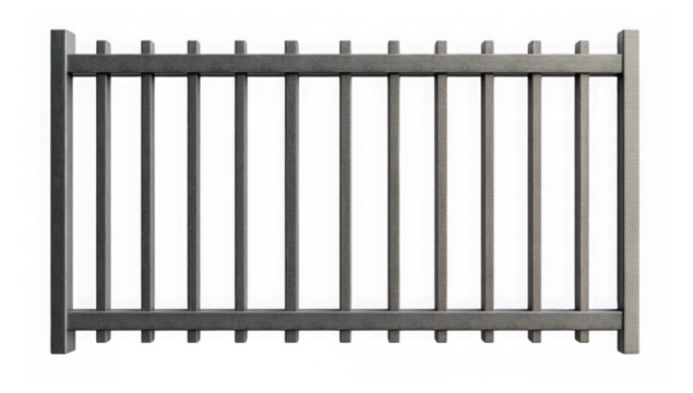 Prison bars isolated on transparent background. Steel metal or iron jail cell cage security lock grid, law and justice punishment for criminal, freedom, escape, guilty, arrest - Powered by Adobe