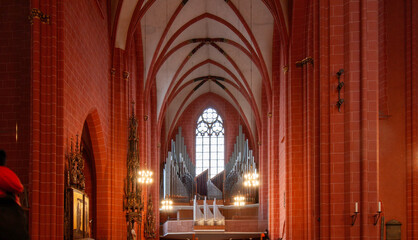 Obraz premium Interior of Frankfurt Cathedral, Germany