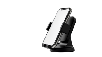 Photo of car phone holder isolated on transparent background.png