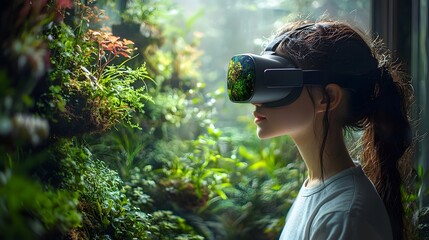 Students Exploring Vibrant Holographic Ecosystems in Immersive Virtual Biology Classroom