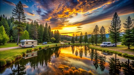 Idaho RV Park Campground: Scenic Mountain Views & Peaceful Nature