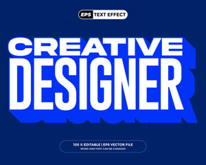 Modern Versatile Minimalist Editable Text Effects For Designer