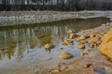Entlang der össterreichischen Saalach bei Siezenheim