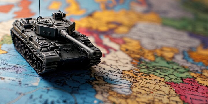  tank on map of europe 