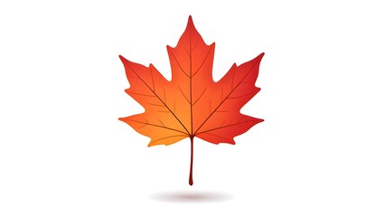 Red Maple Leaf Elegance