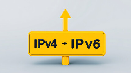 IPv6 Transition illustration – The Future of Internet Protocols Over IPv4, IPv6, IPv4, IPv6 vs IPv4, internet protocol, IP address, network transition, IPv6 adoption, IPv6 benefits, IPv4 exhaustion.