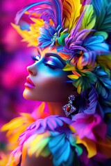 Naklejka premium pretty woman