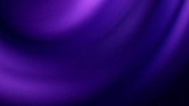 Dynamic abstract waves blend dark violet and deep sapphire tones in dreamy defocused motion, dolly zoom, moody blue and purple hues, soft bokeh, distorted perspective