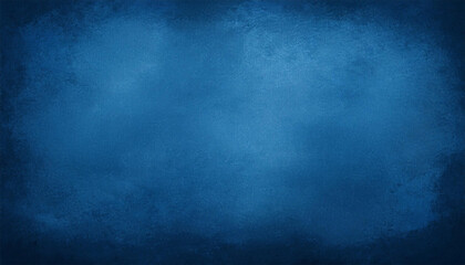blue paper background old vintage texture grunge design elegant dark blue center and light blue faded border
