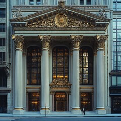 Obraz premium Building ornate neoclassical facade high resolution hd photo
