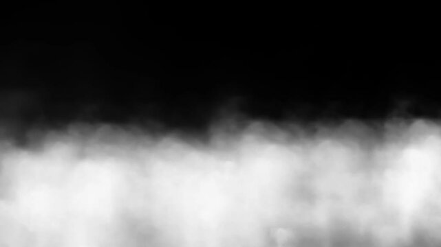 animated black screen smoke cloud beground
