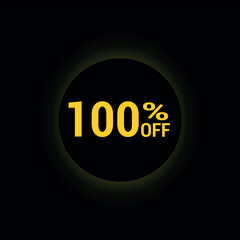 100% Discount Poster for your Business