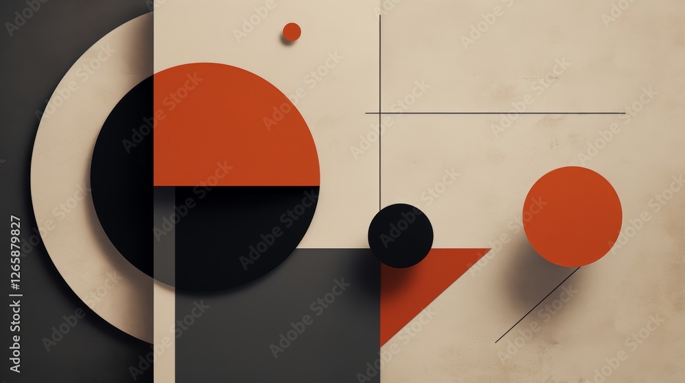 Poster minimalist textured background with subtle lines and dots in modern colors for enhanced focus