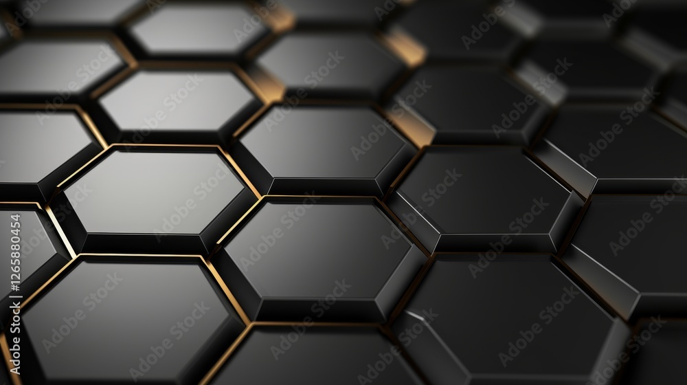 Poster graphite honeycomb background a seamless pattern of evenly distributed hexagons