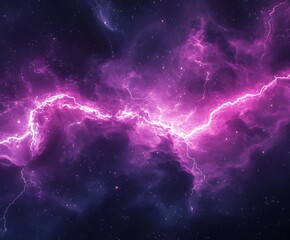 lightning in the sky