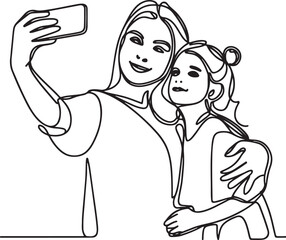 Minimalist Maple Leaf Vector Drawing on White Background