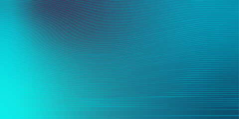 Obraz premium Soothing Aqua Gradient Wave Texture