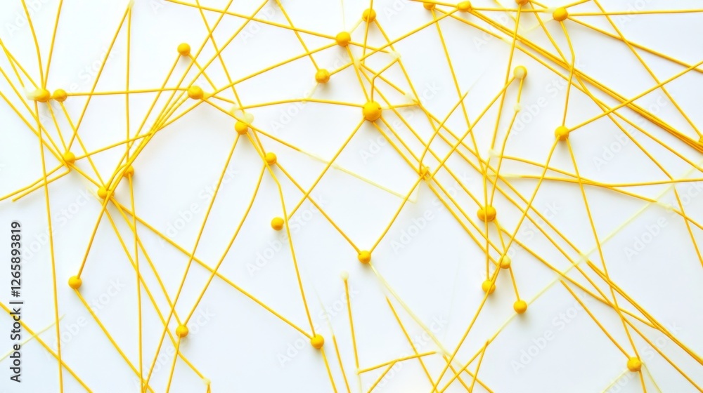 Poster creating modern art a bright space with yellow lines studio visual artwork minimalist environment ar