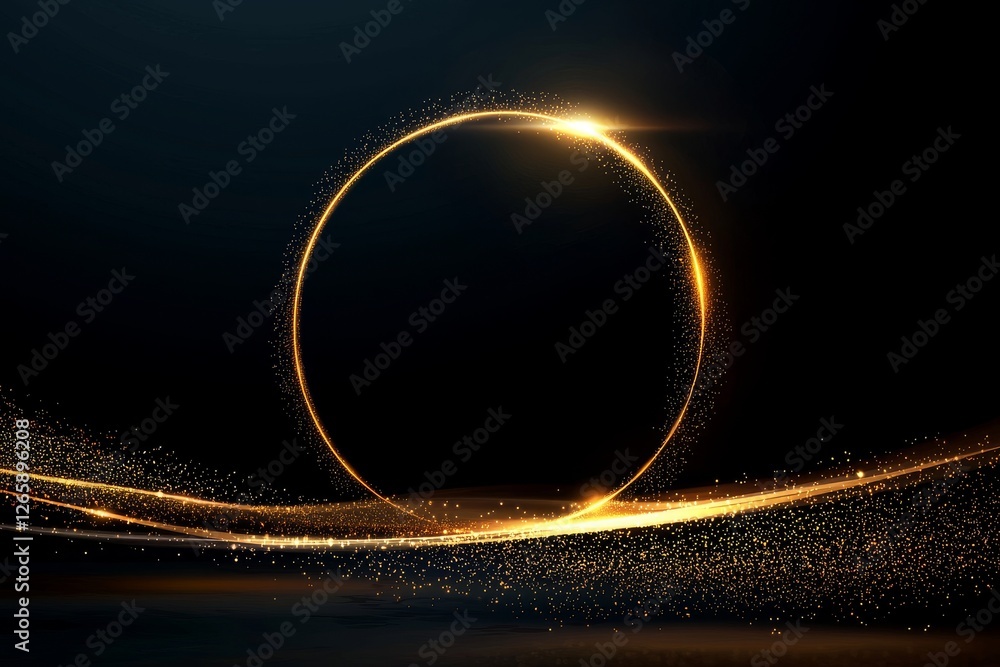 Poster a template concept for quantum computer technology banners, featuring deep learning stock and visual