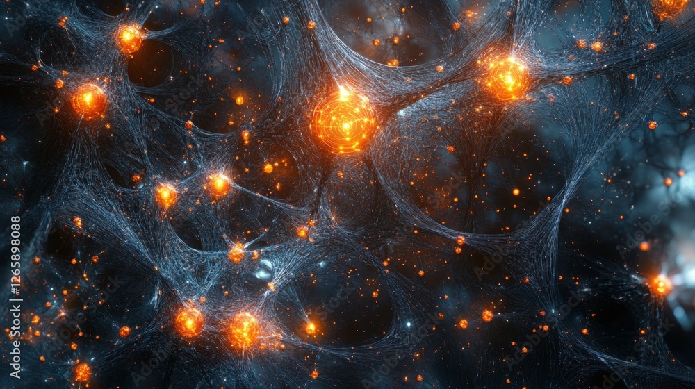 Aufkleber visualizing machine learning abstract digital art online gallery digital artwork cyber environment c