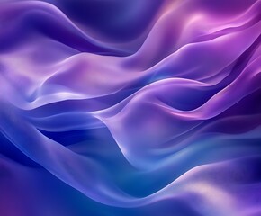 Fototapeta premium Abstract waves of color create a serene and vibrant atmosphere in a digital design 